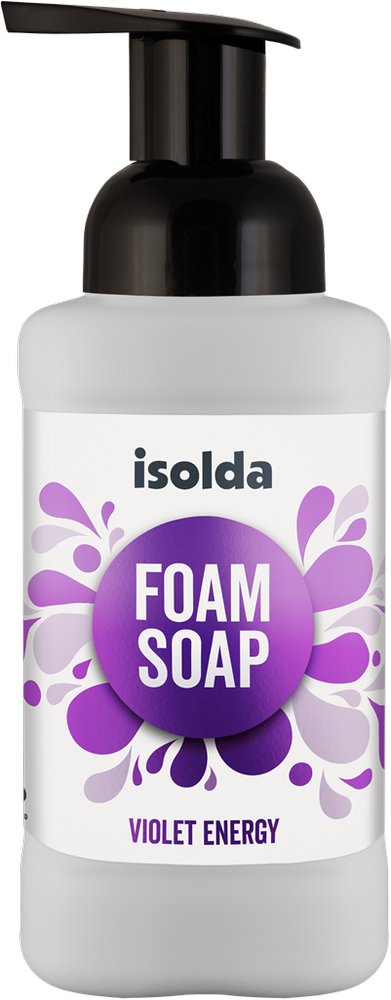 ISOLDA Violet energy foam soap 400ml