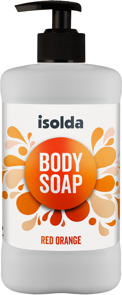 ISOLDA Red orange body soap 400ml