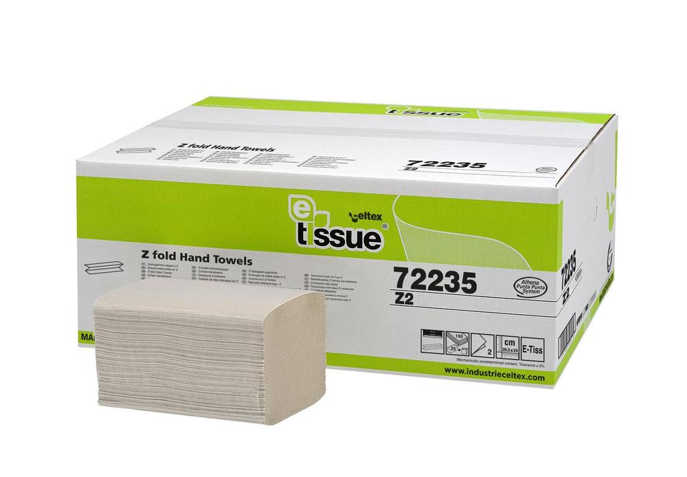 Papírové ručníky skládané CELTEX BIO E-Tissue New 3750ks, 2vrstvy