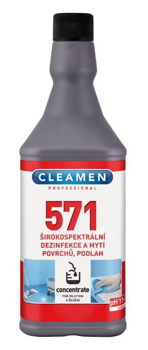 Cleamen 571 koncentrát širokospektrální dezinfekce 1 l