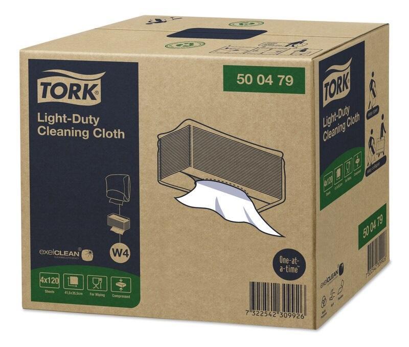 Netkaná textílie Tork Light-Duty Top Pak bílá W4 NEW - 120ks