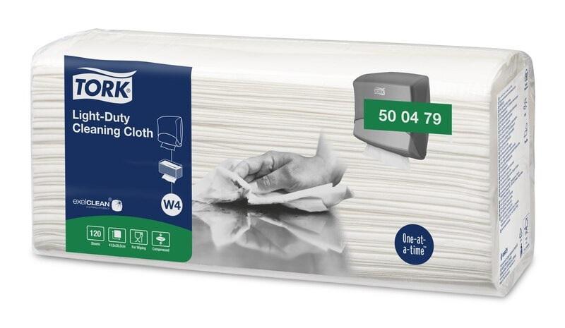 Netkaná textílie Tork Light-Duty Top Pak bílá W4 NEW - 120ks