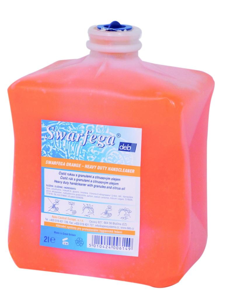Tekuté mýdlo abrazivní DEB Swarfega Orange 2l - 1ks