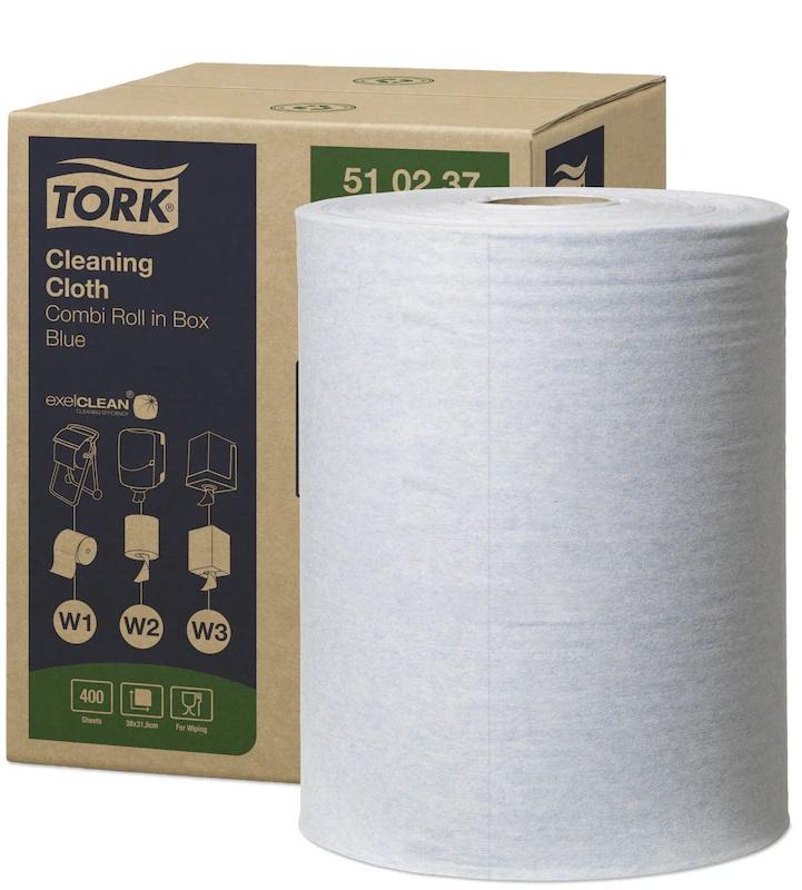 Netkaná textílie Tork Premium 510 malá role modrá - 1ks