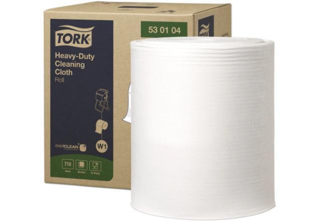 Netkaná textílie Tork Premium 530 velká role bílá - 1ks