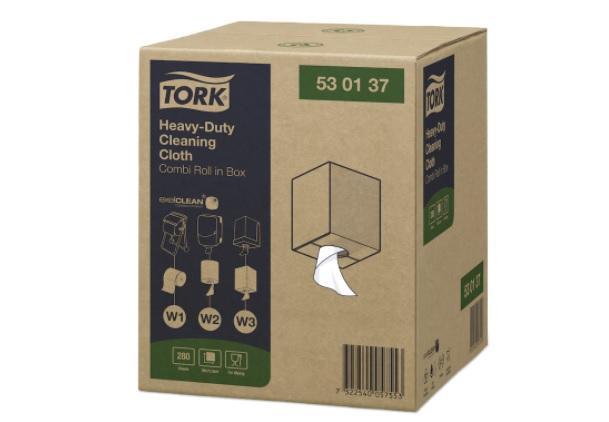 Netkaná textílie Tork Premium 530 malá role bílá - 1ks
