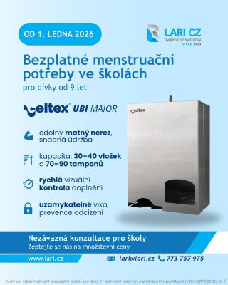 Od 1. ledna 2026 platí nová povinnost pro školy: 👨🏻‍⚖️Zajistit bezplatné menstruační potřeby pro dívky od 9 let. Nečekejte...